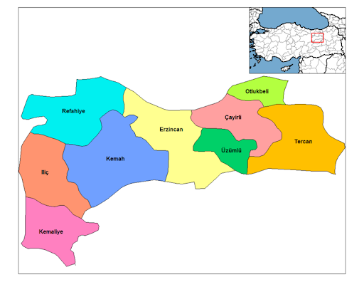 ERZİNCAN (Tüm bölgeler)